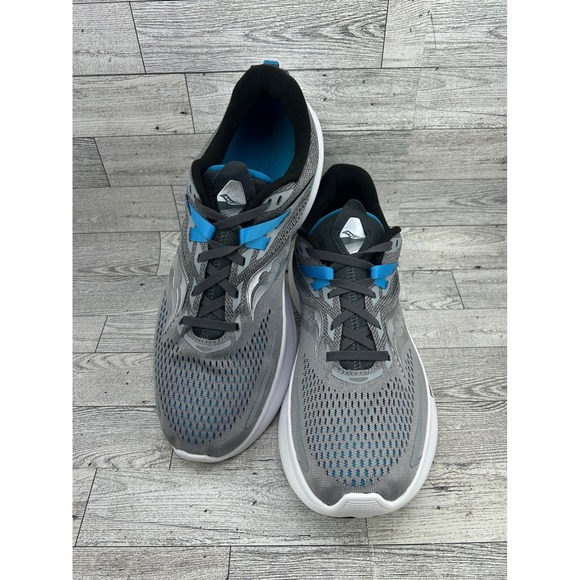Saucony Ride 15 Men Running‎ Shoes Grey Blue Silver S20729-15 Size 11.5 main image 7